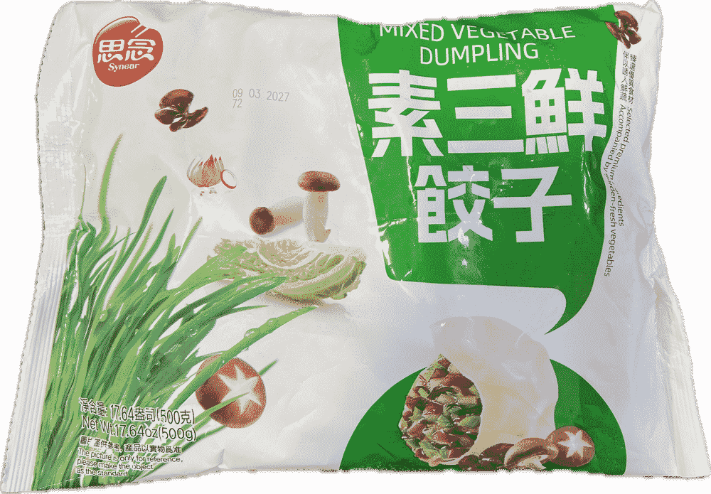 思念素三鲜饺子