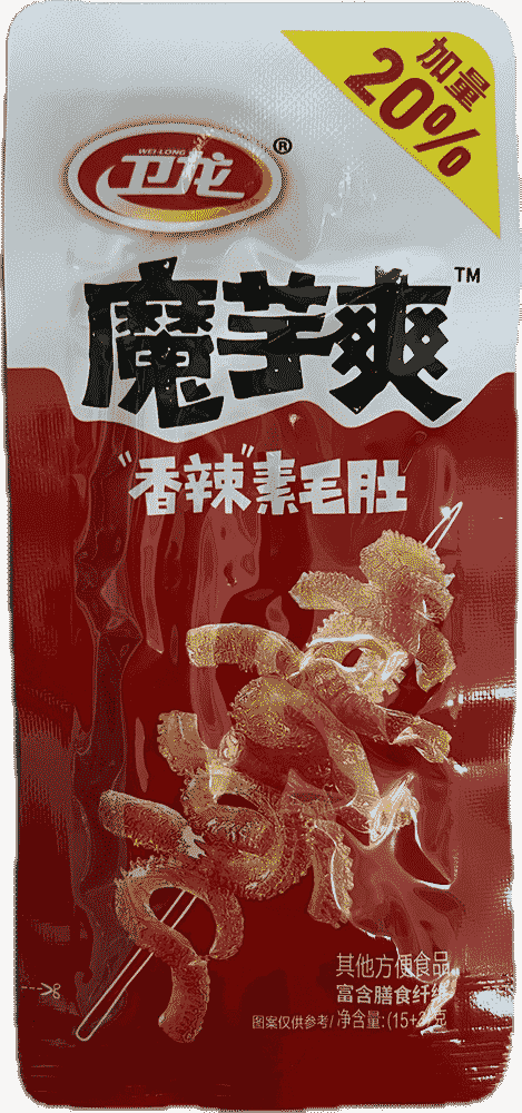 卫龙魔芋爽（香辣素毛肚）