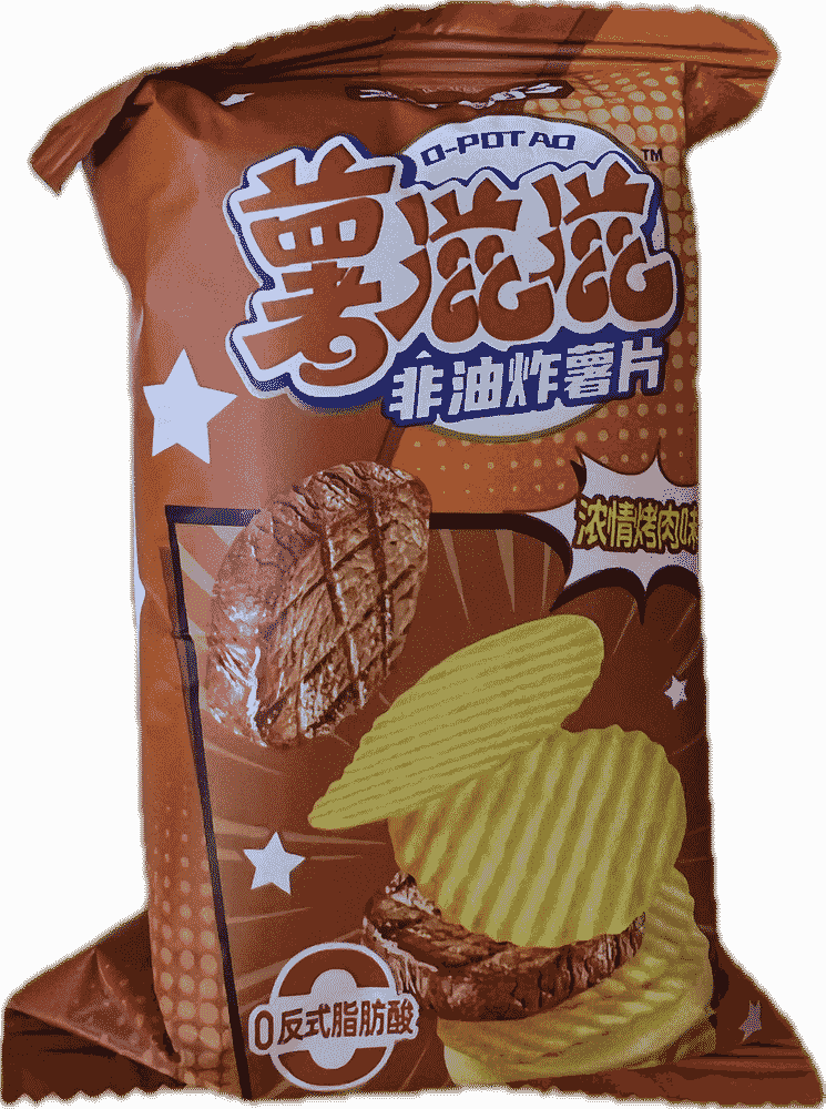 盐津铺子薯片（烤肉味）