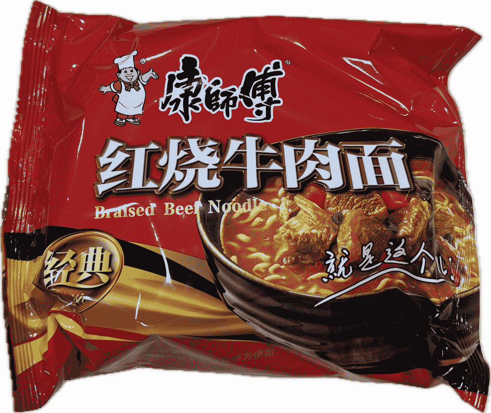 康师傅红烧牛肉面(袋)